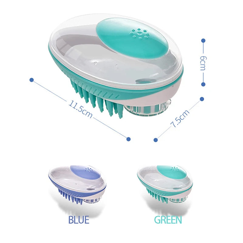 Pet Bath Brush 2-in-1 Pet SPA Massage Comb