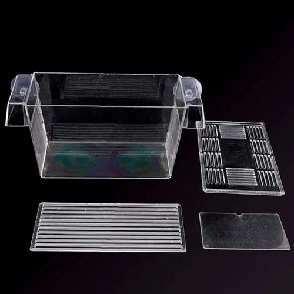 Aquarium Fish Tank Guppy Double Breeder Rearing Trap Box