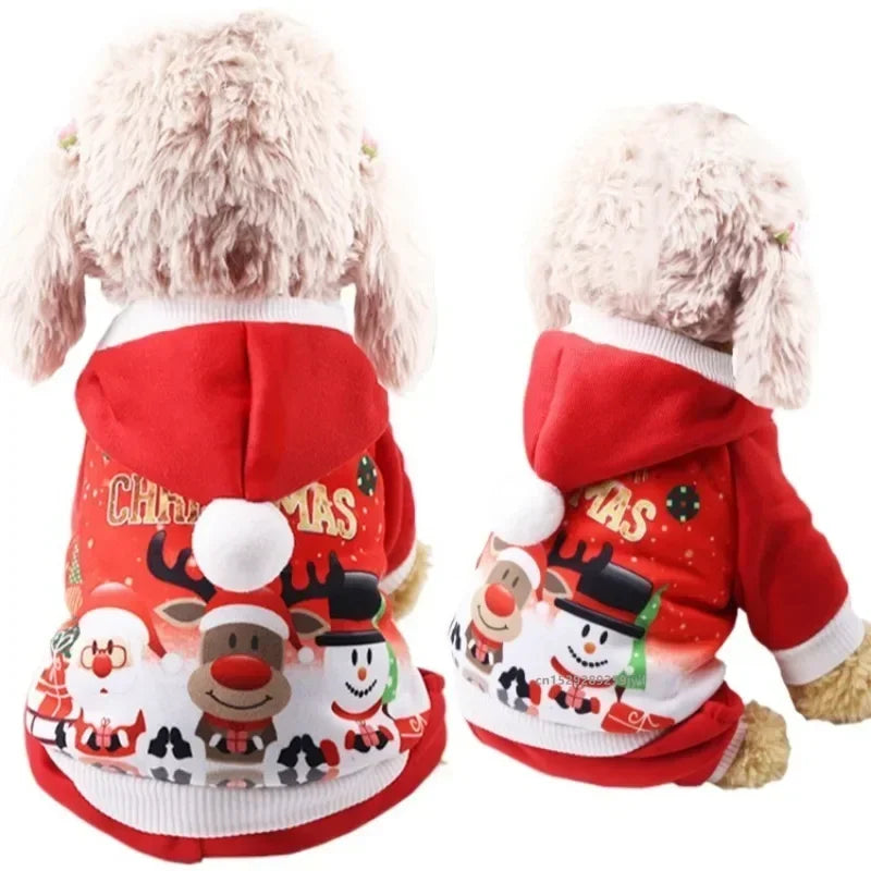 Christmas Winter Pet Coat Apparel