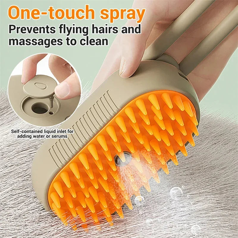 Steam Brush Steamy Pet Brush