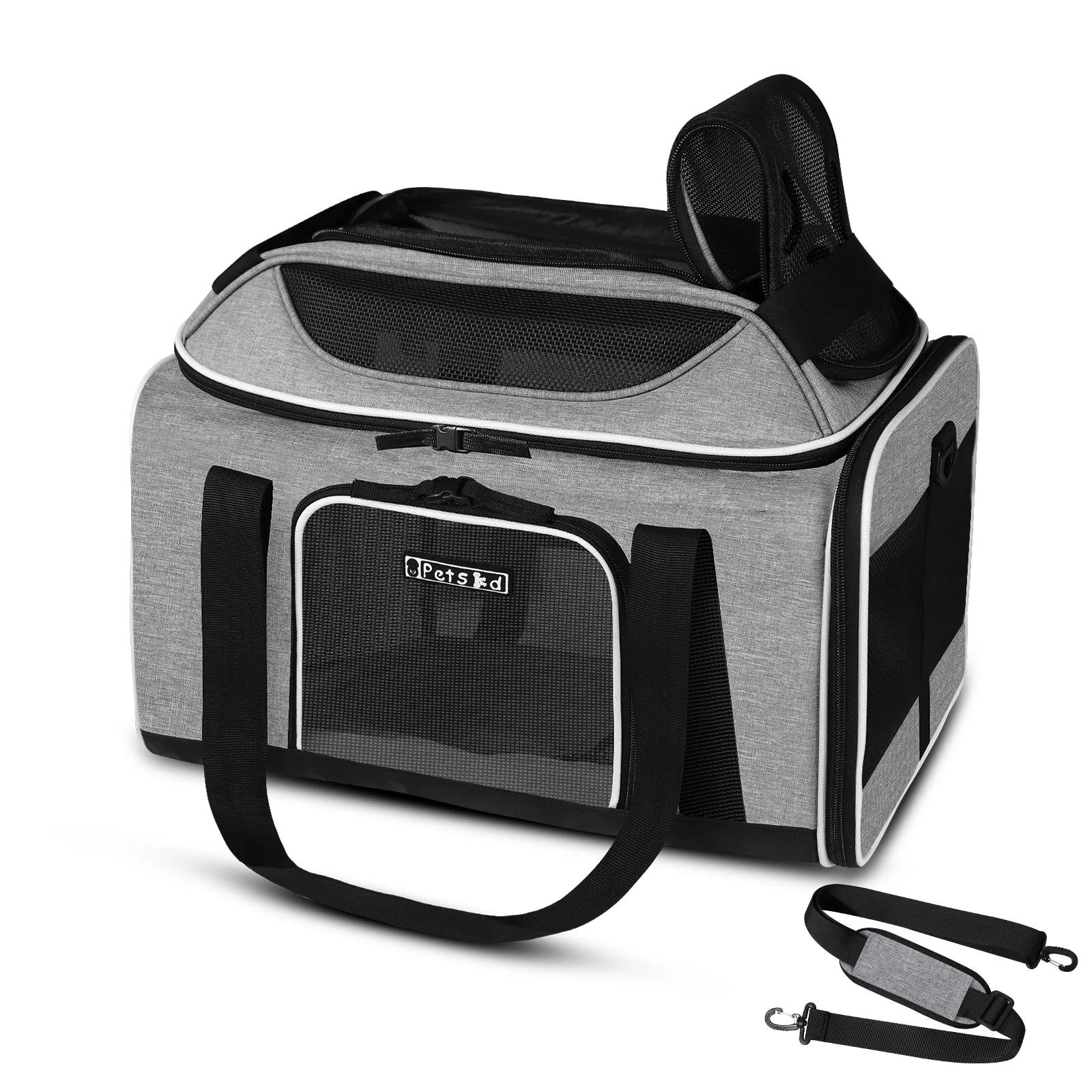 Petskd Expandable Pet Carrier - USA Airlines Approved