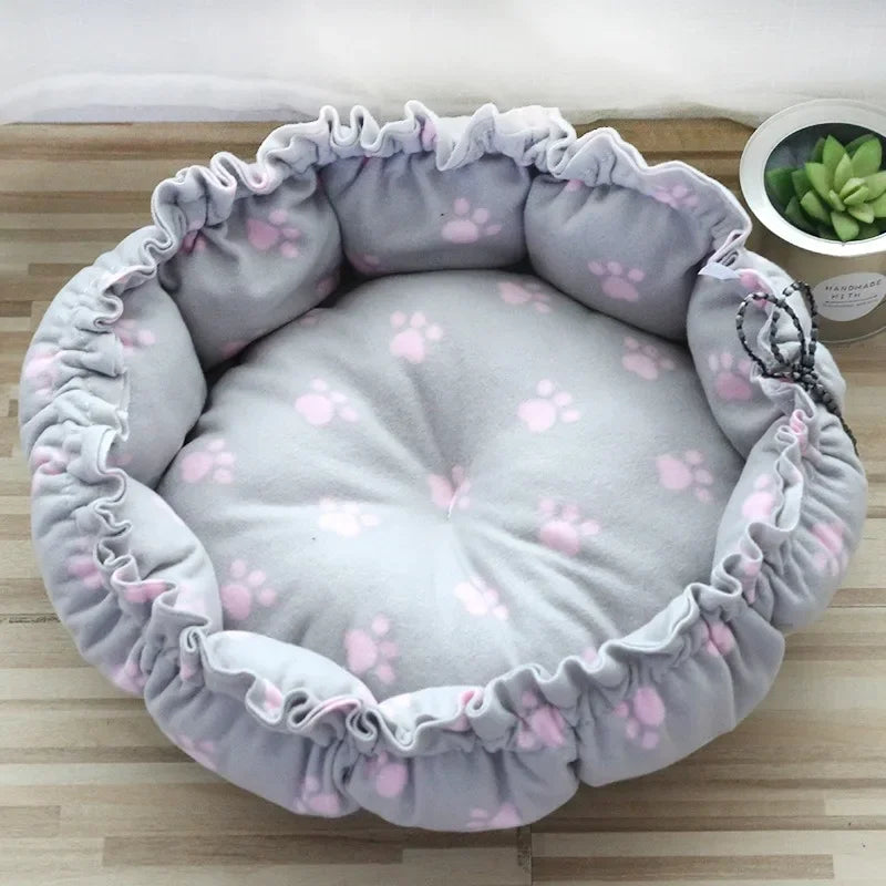 Drawstring Creative Soft Warm Pet Bed