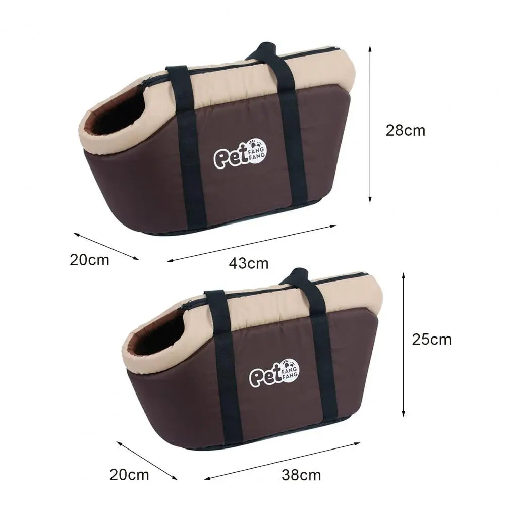 Adjustable Fabric Interior Pad Pet Carrier