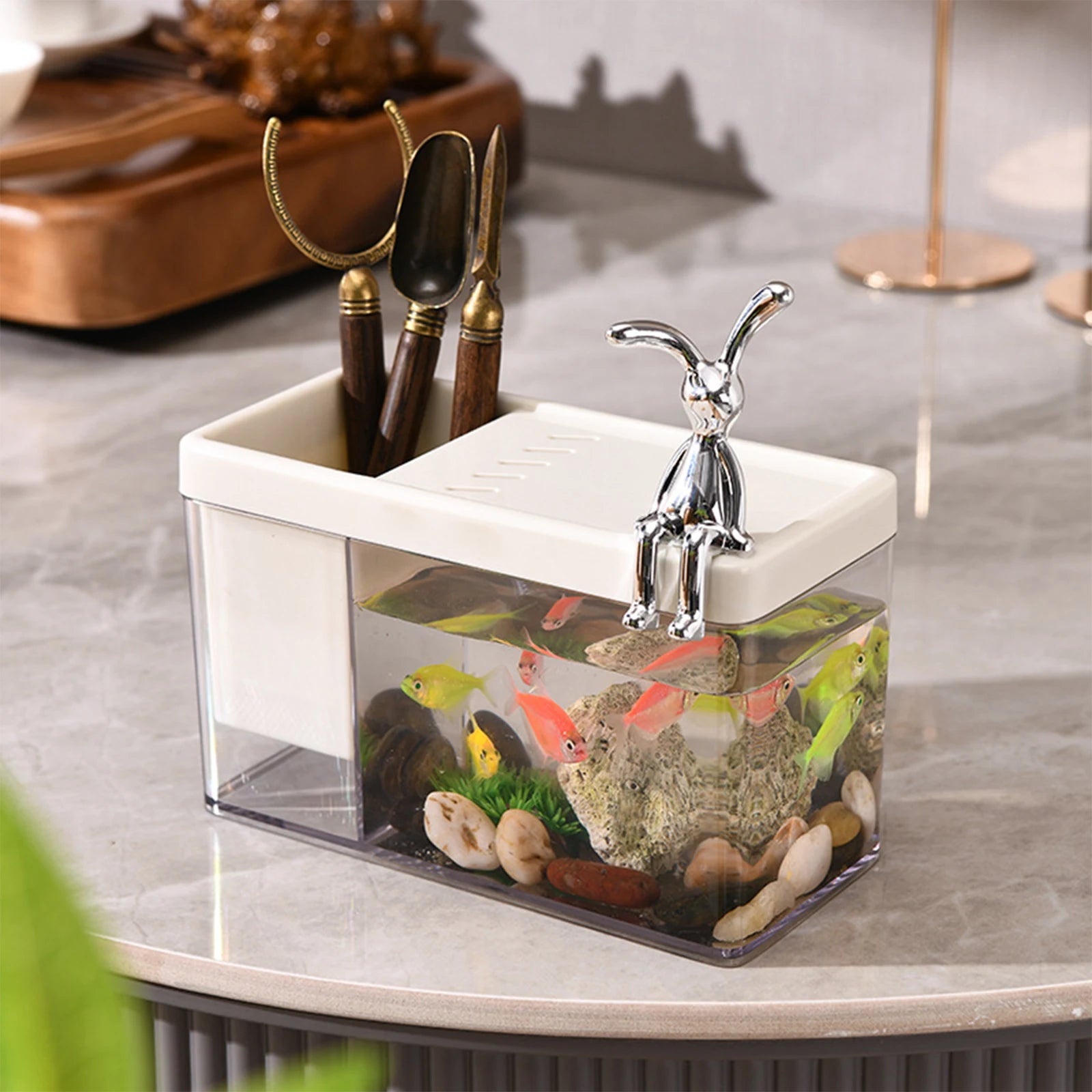 Multipurpose Clear Fish Tank Bowl Kits