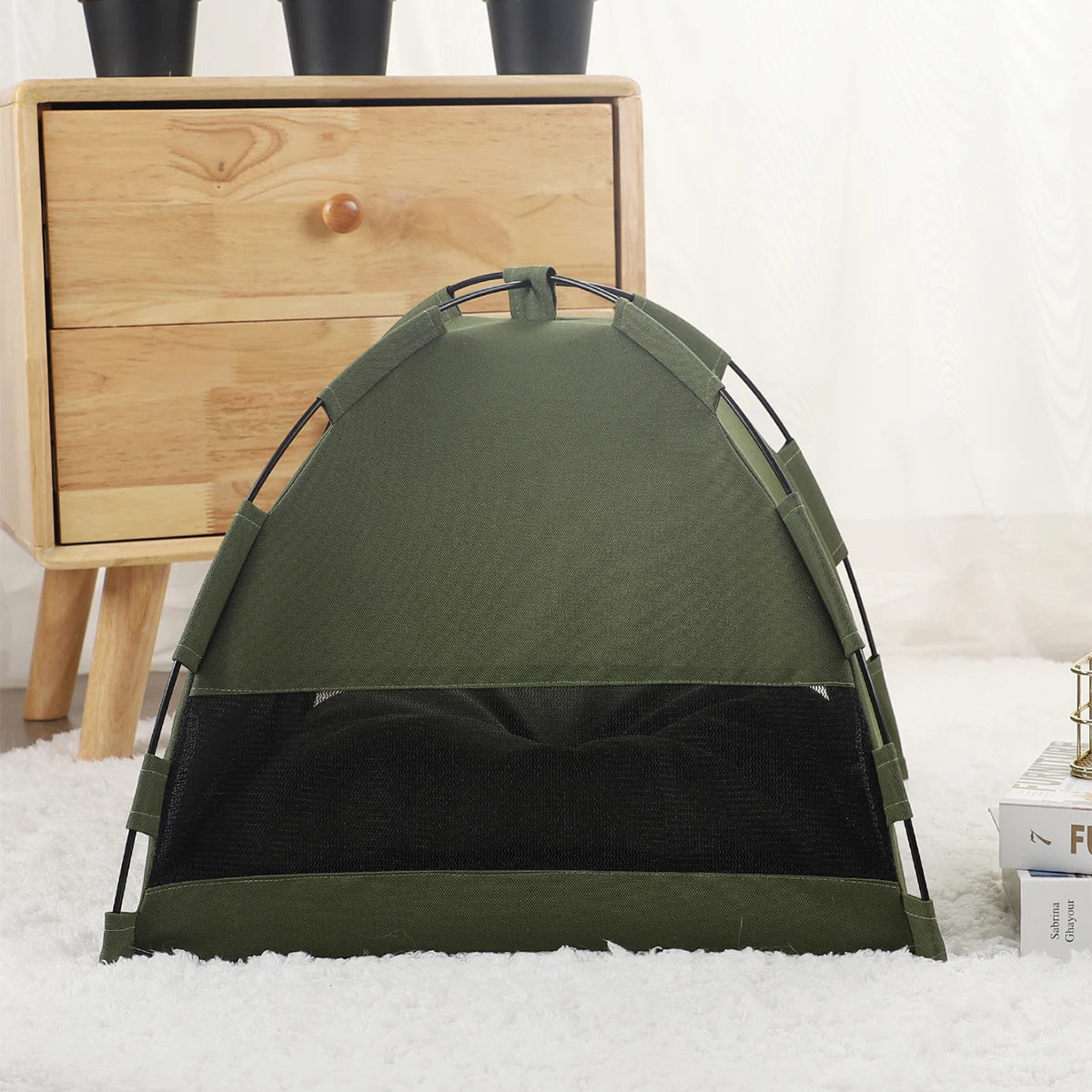 Pet Tent Bed for Cats - Warm Winter Cushion Sofa Basket