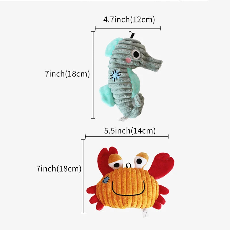 sh Squeaky Dog Toys for Small & Medium Dogs