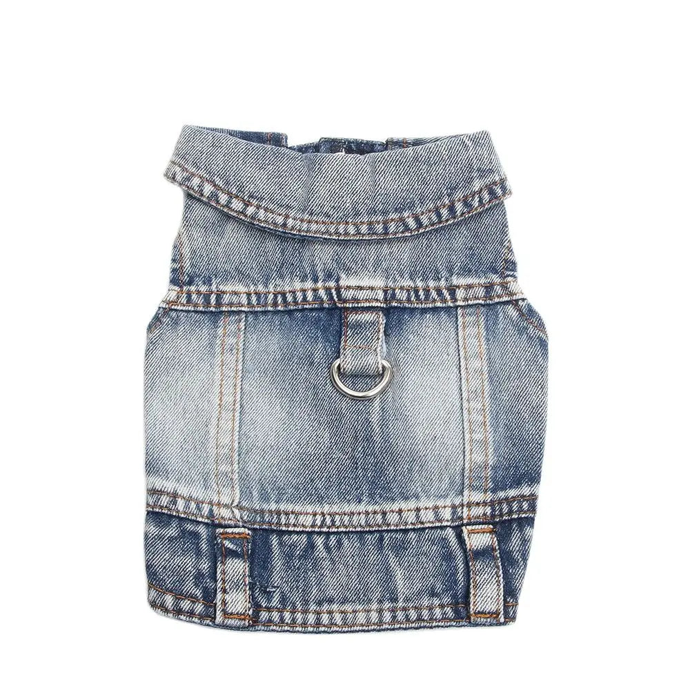 Pet Dogs Jeans Coat Denim Jacket for Cats & Puppies - Spring/Autumn Apparel