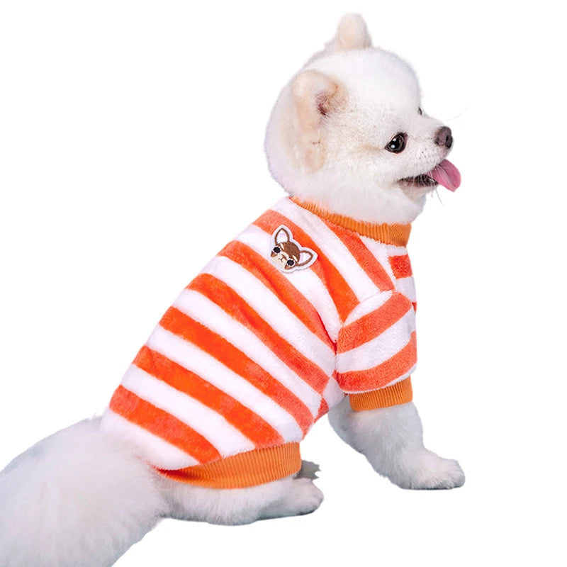 Rainbow Fleece Dog Vest Shirt