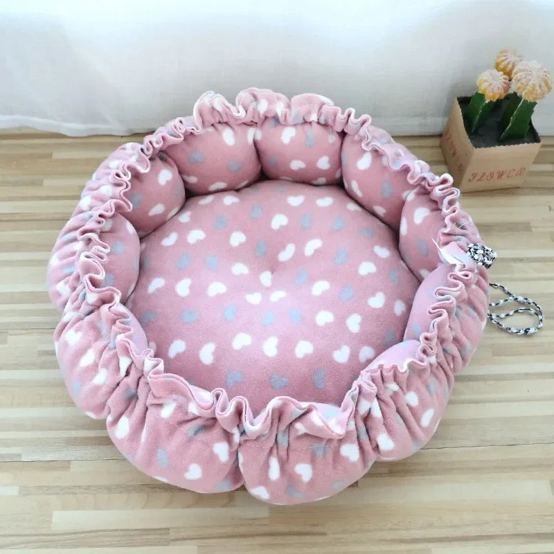Drawstring Creative Soft Warm Pet Bed