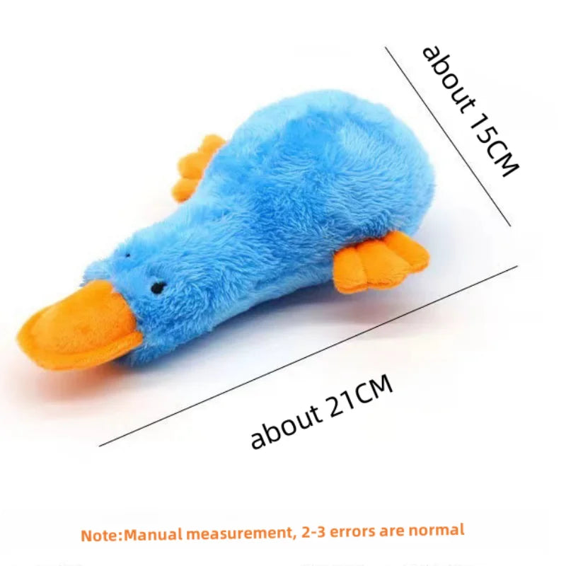 Yellow Duck Puppy Squeaky Interactive Stuffed Toy