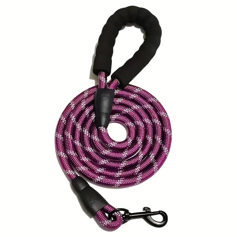 Reflective Dog Leash with Padded Handle - Heavy Duty Traction Ropefety And Contr