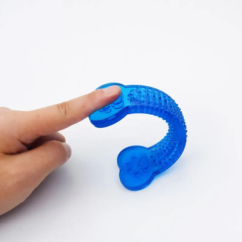 Rubber Bone Toy Aggressive Dog Chewers