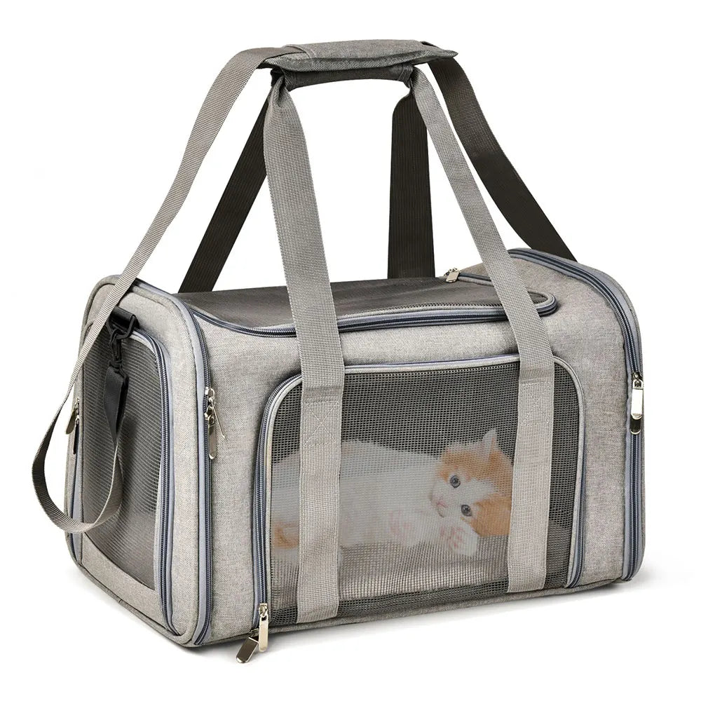 Soft Side Backpack Pet Carrier Bag