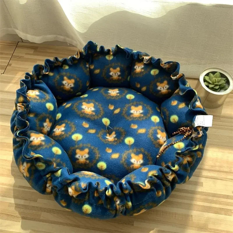 Drawstring Creative Soft Warm Pet Bed