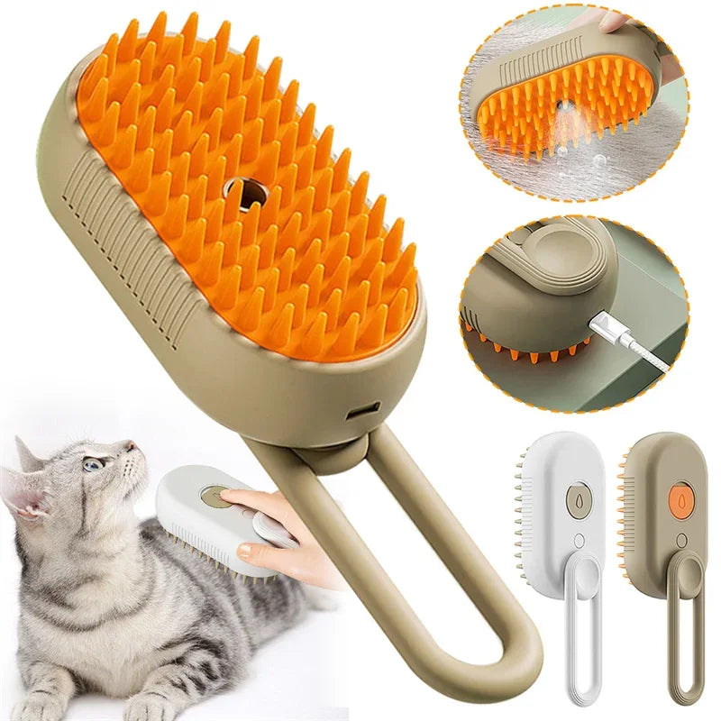 Steam Brush Steamy Pet Brush