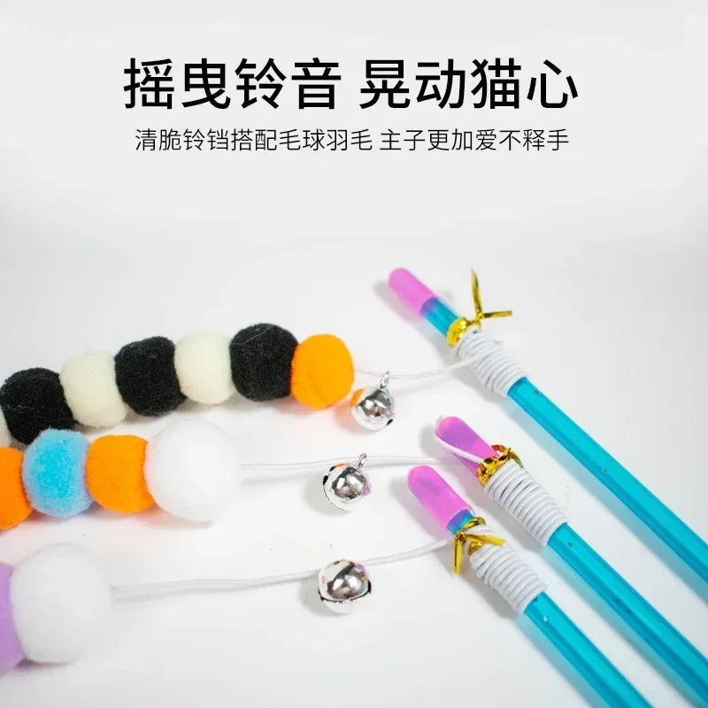 Funny Kitten Cat Teaser Interactive Toy