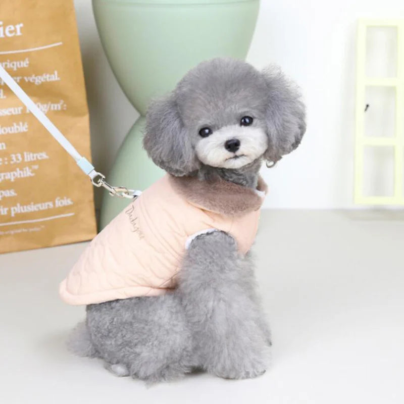 Warm Fleece Dog Jacket Vest - Winter Coat for Small & Medium Dogs