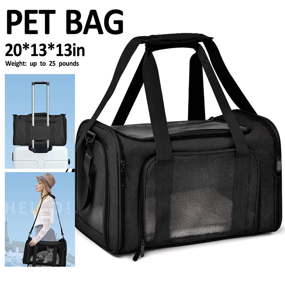 Collapsible Travel Large Cat Carriers