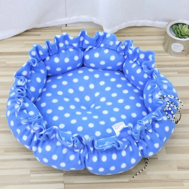 Drawstring Creative Soft Warm Pet Bed