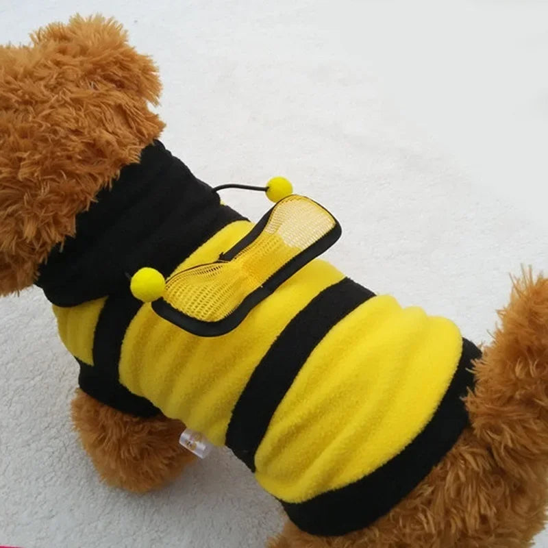 Puppy Coat Apparel Bee Outfit Pet Clothes