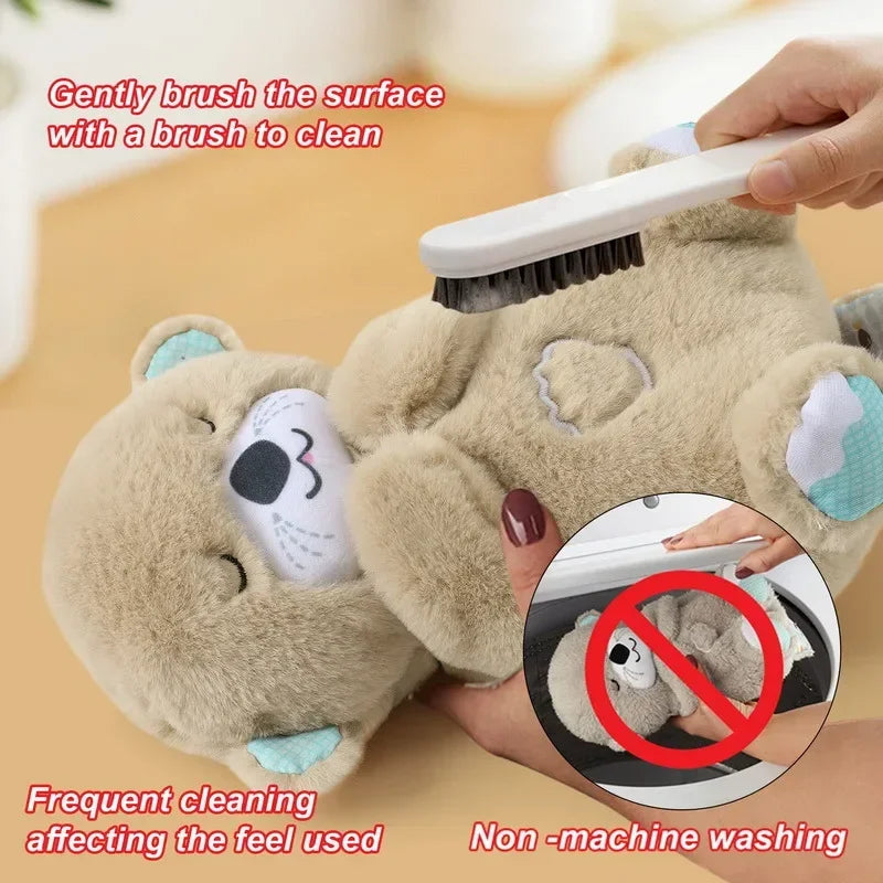 Breathing Otter Plush Pet Toy