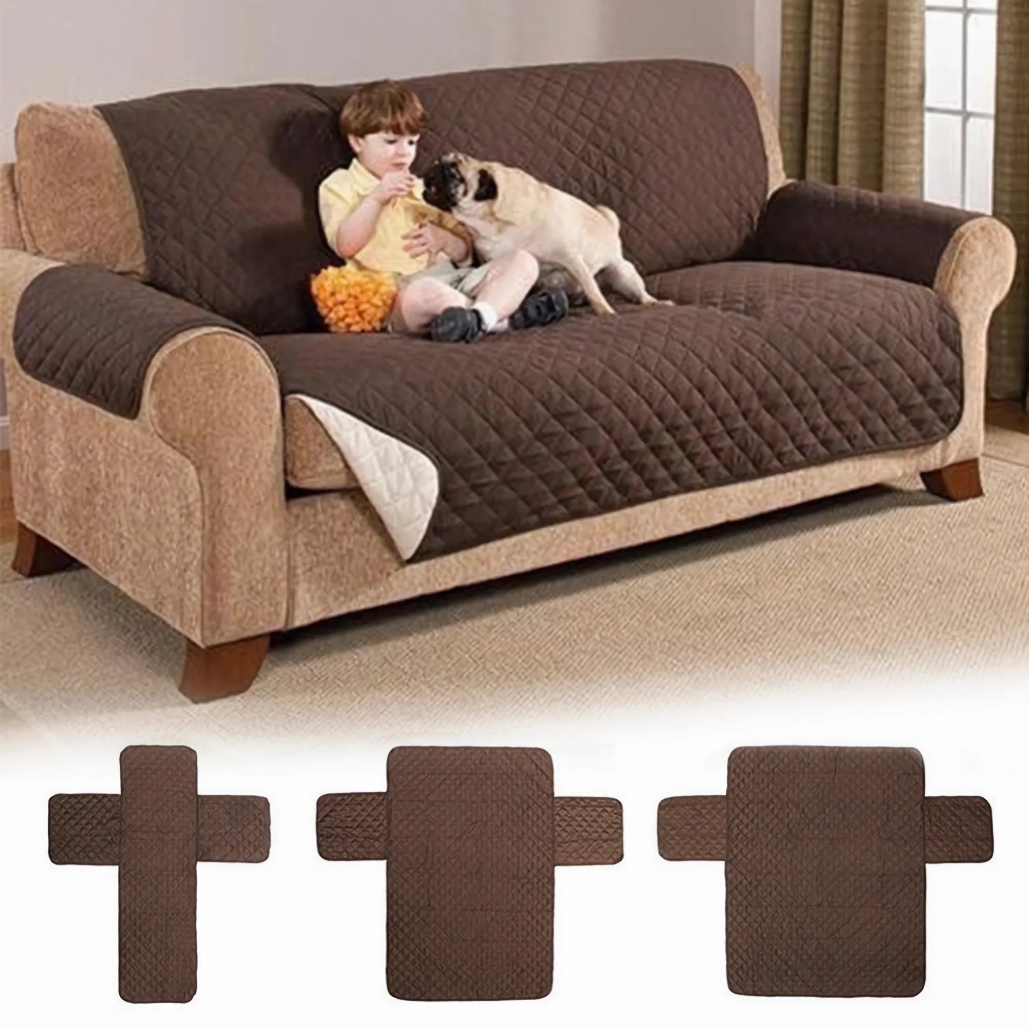 Anti-Slip Dog Bed Cover and Bed Mat