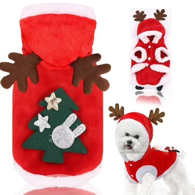 Christmas Winter Pet Coat Apparel