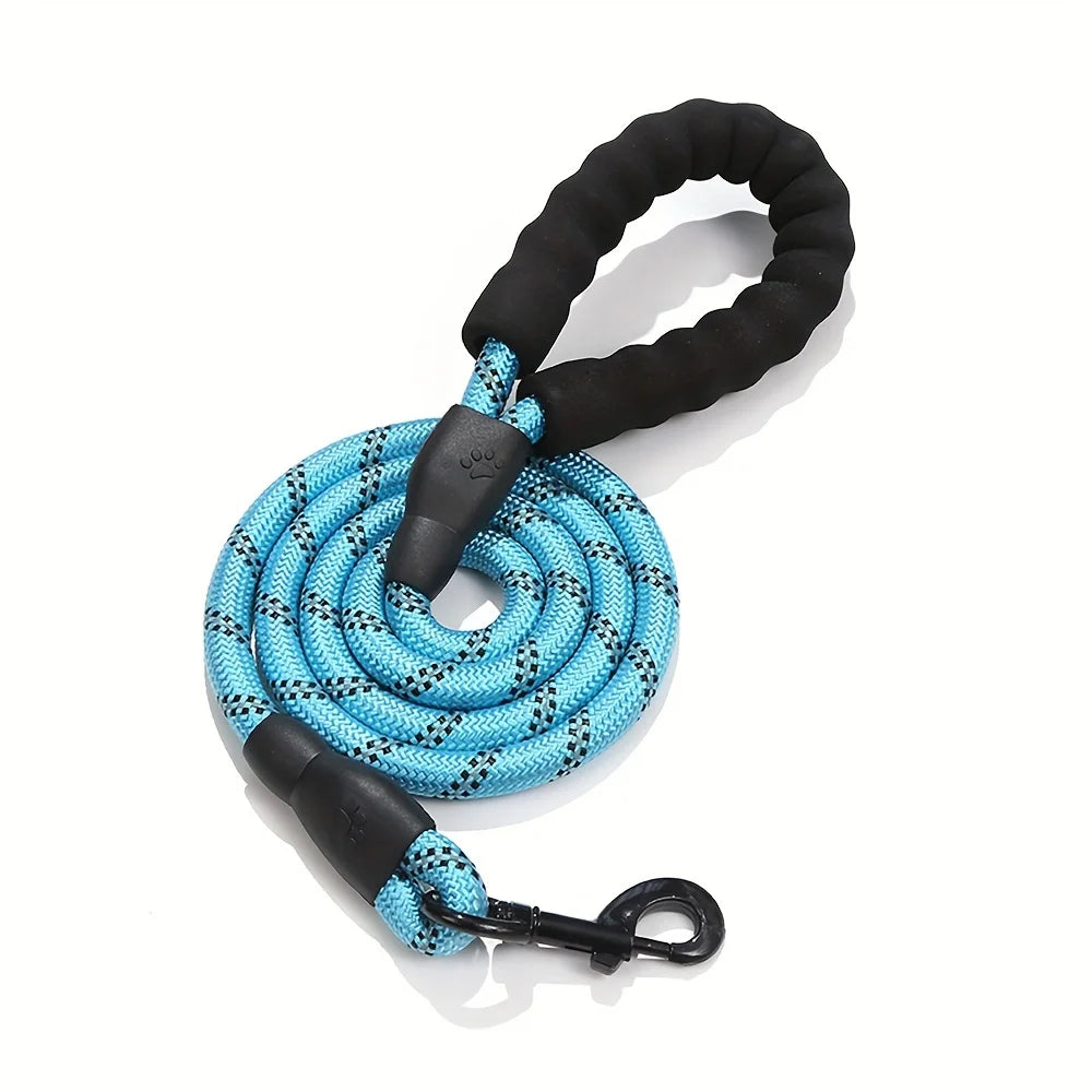 Reflective Dog Leash with Padded Handle - Heavy Duty Traction Ropefety And Contr