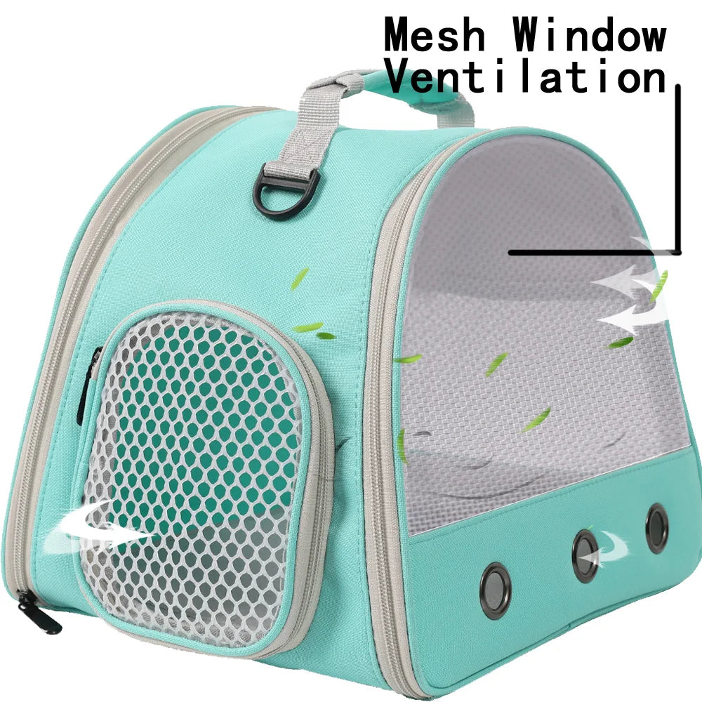 Portable Clear Guinea Pig Carrier