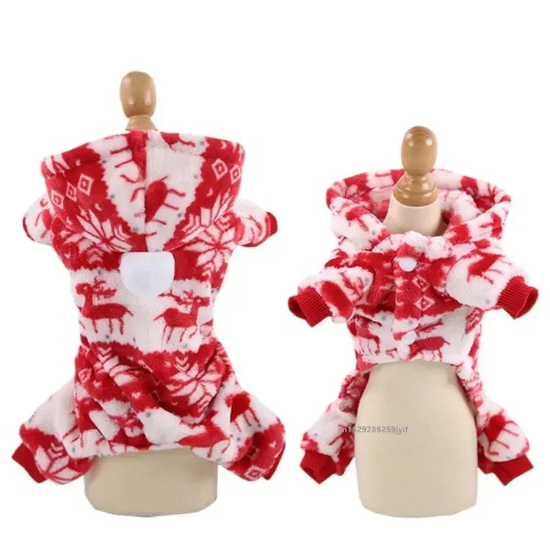 Christmas Winter Pet Coat Apparel