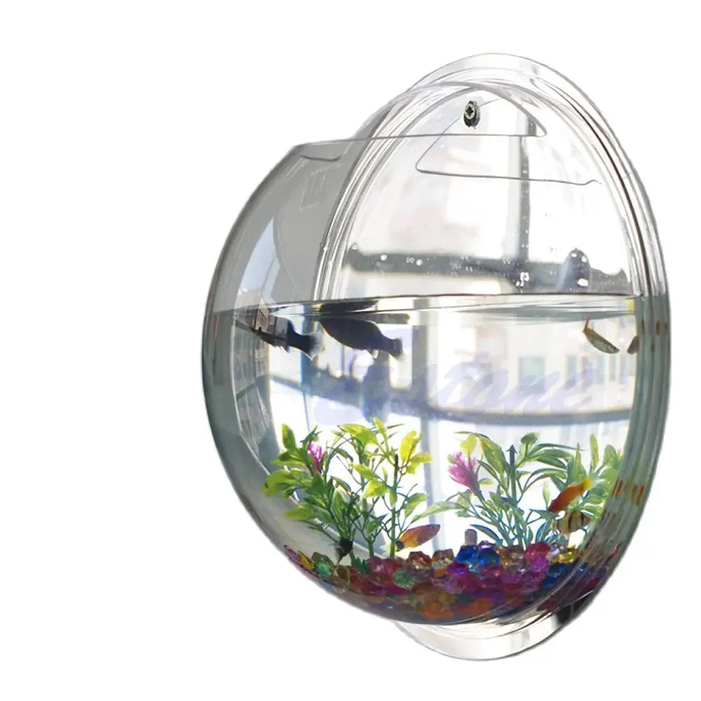 Wall Mounted Acrylic Fish Bowl & Planter