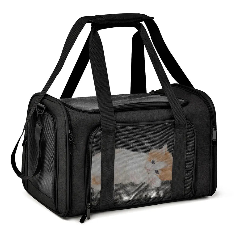 Soft Side Backpack Pet Carrier Bag