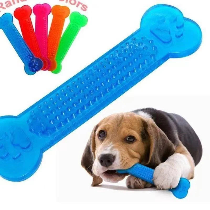 Rubber Bone Toy Aggressive Dog Chewers