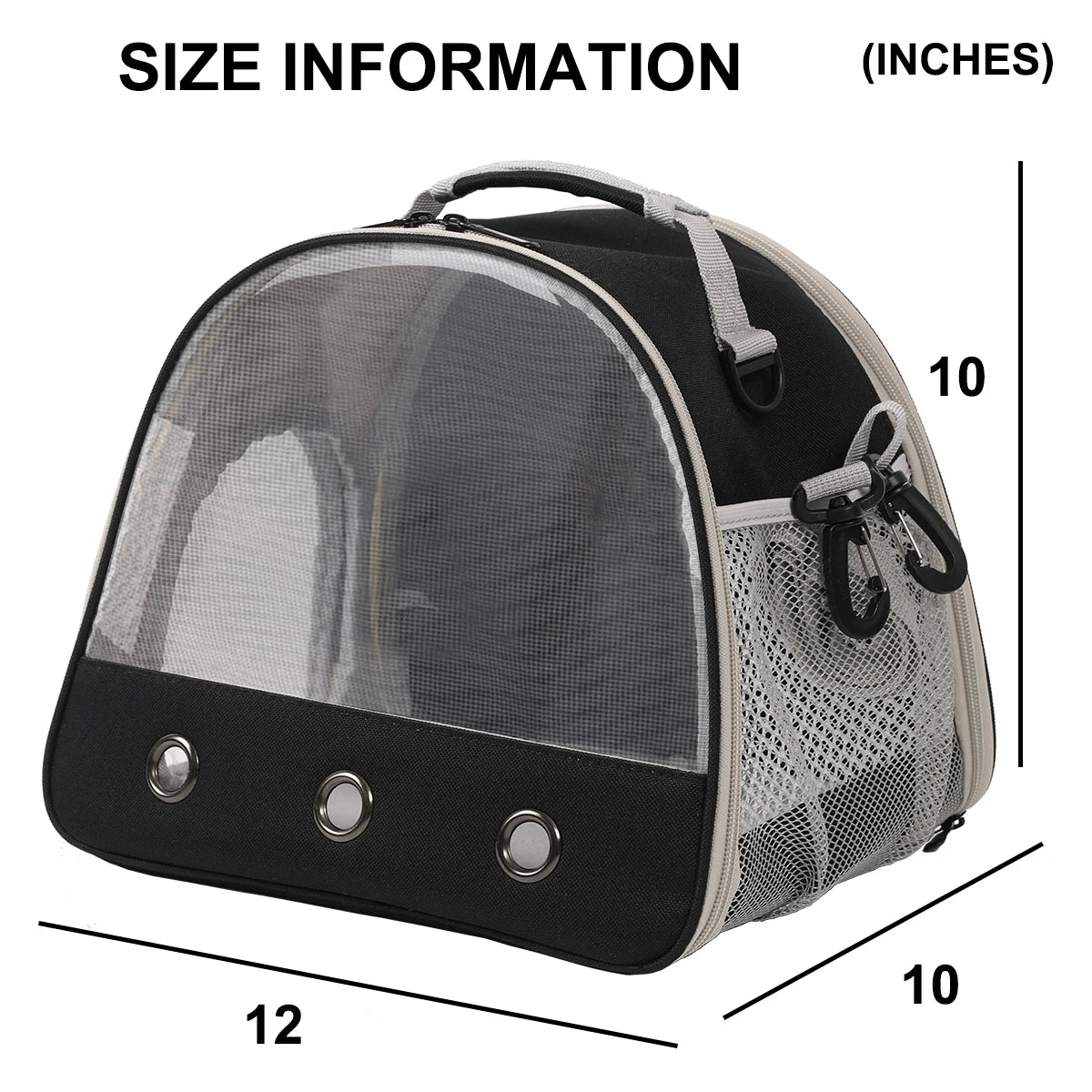 Portable Clear Guinea Pig Carrier