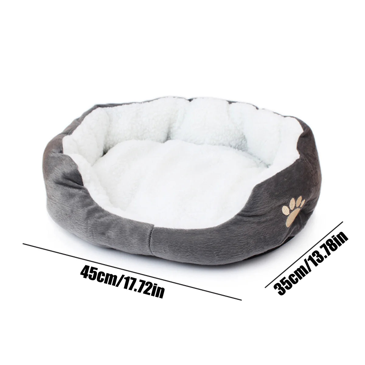 Pet Sofa Beds with Thickened PP Cotton Dog Cave Bed
