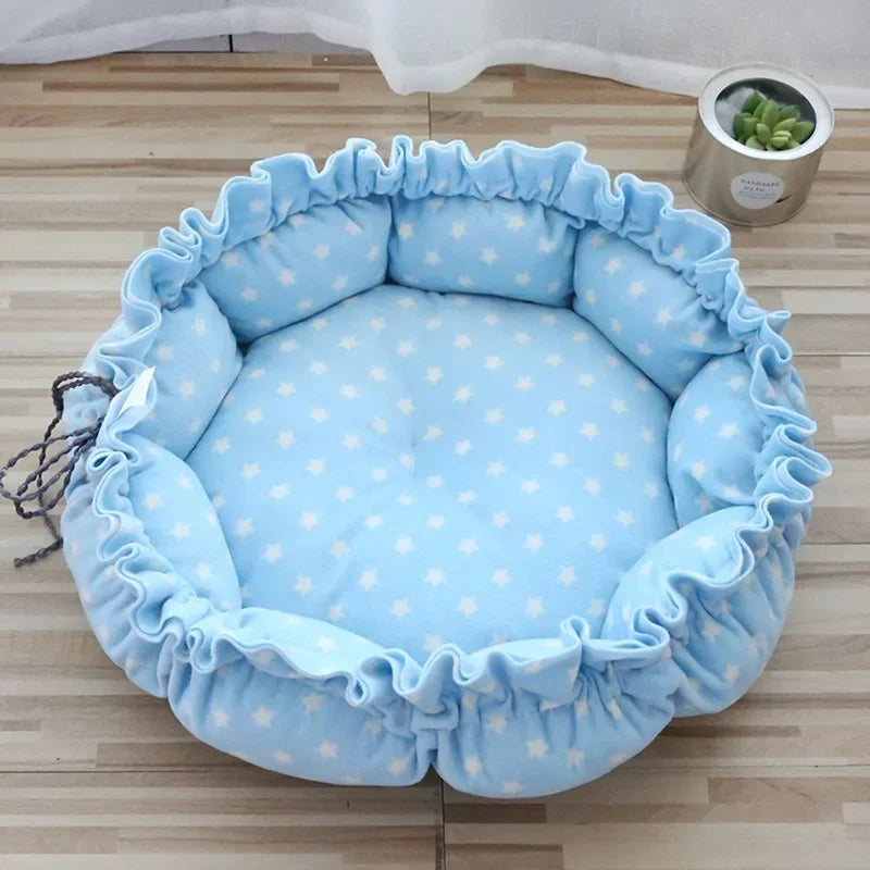 Drawstring Creative Soft Warm Pet Bed