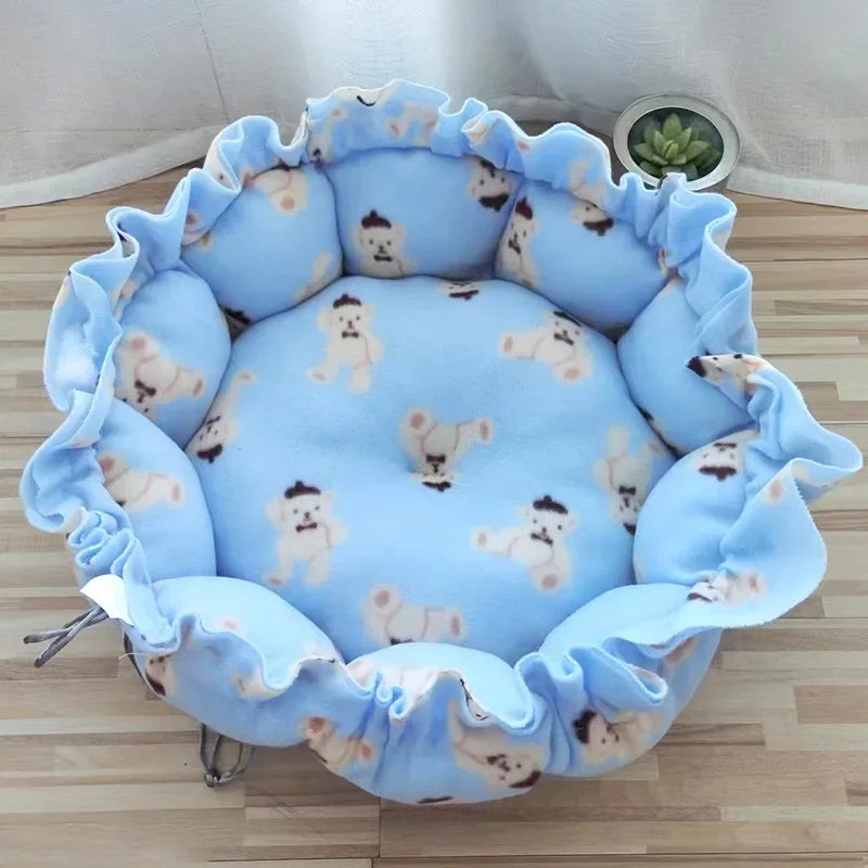 Drawstring Creative Soft Warm Pet Bed