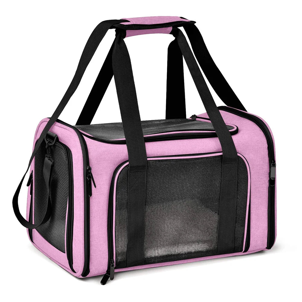 Soft Side Backpack Pet Carrier Bag