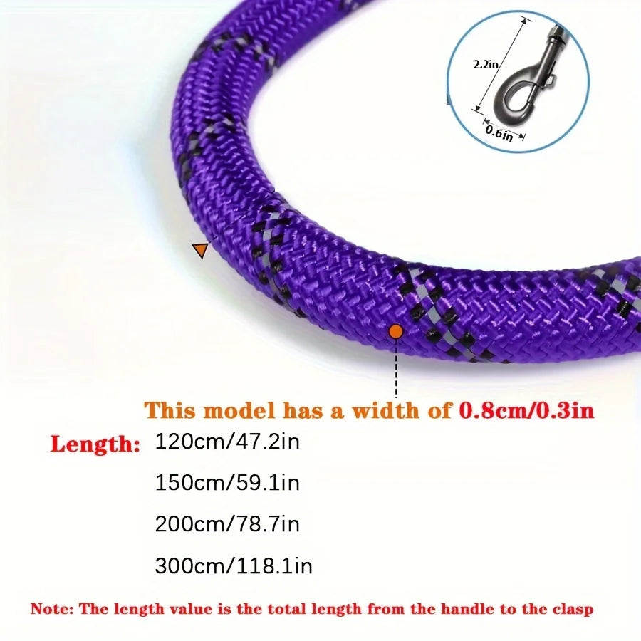 Reflective Dog Leash with Padded Handle - Heavy Duty Traction Ropefety And Contr