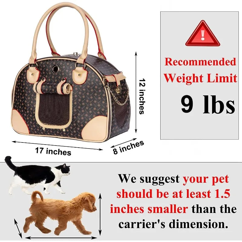 Waterproof Premium PU Leather Carrying Handbag
