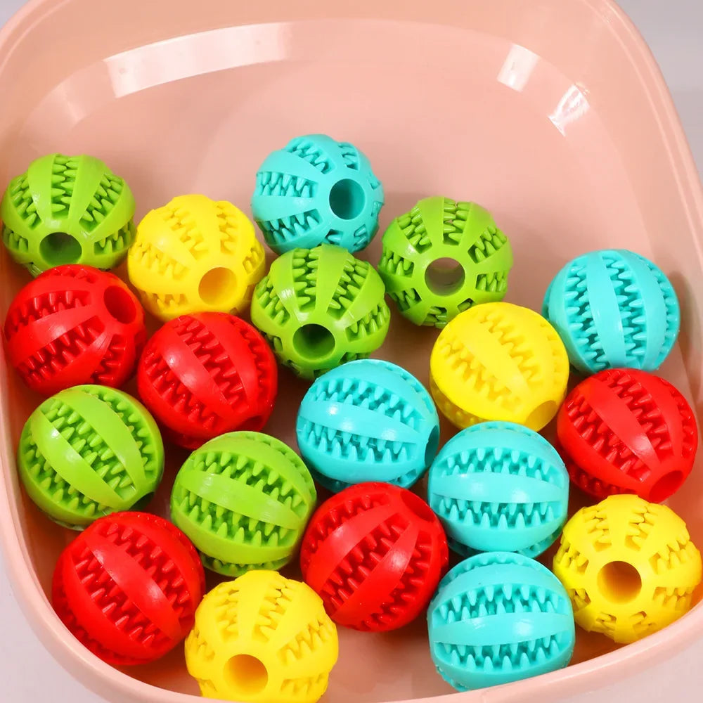 Interactive Pet Rubber Balls
