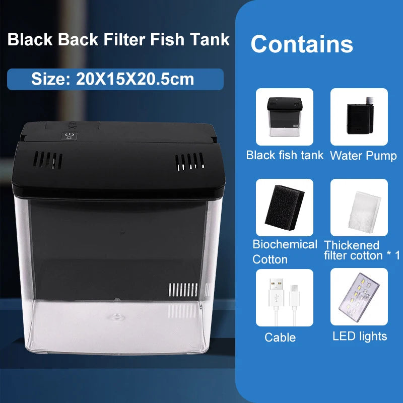 Aquarium Small Mini Fish Tank