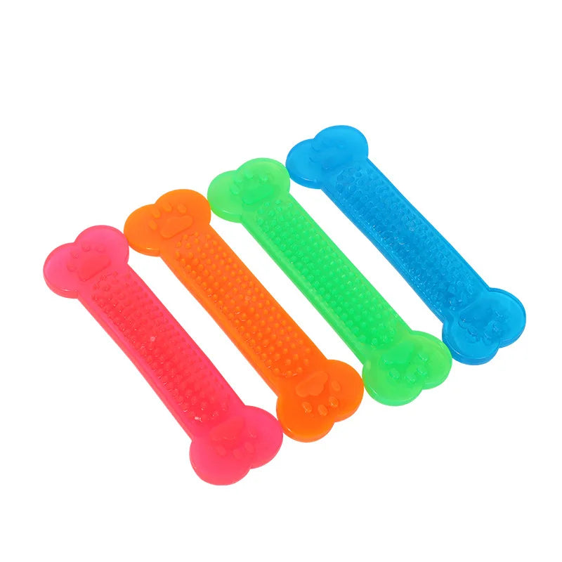 Rubber Bone Toy Aggressive Dog Chewers