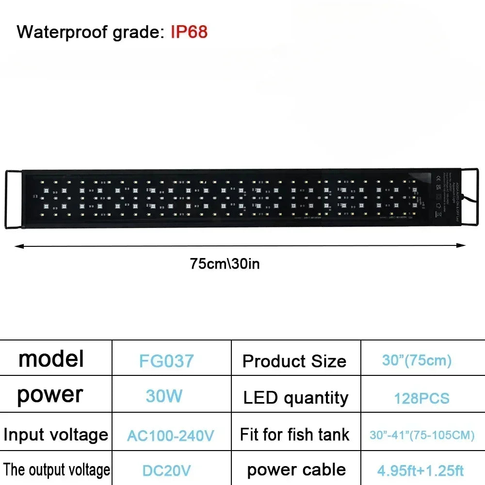 Aquarium Light 24/7 DIY Auto LED Full Spectrum Lighting