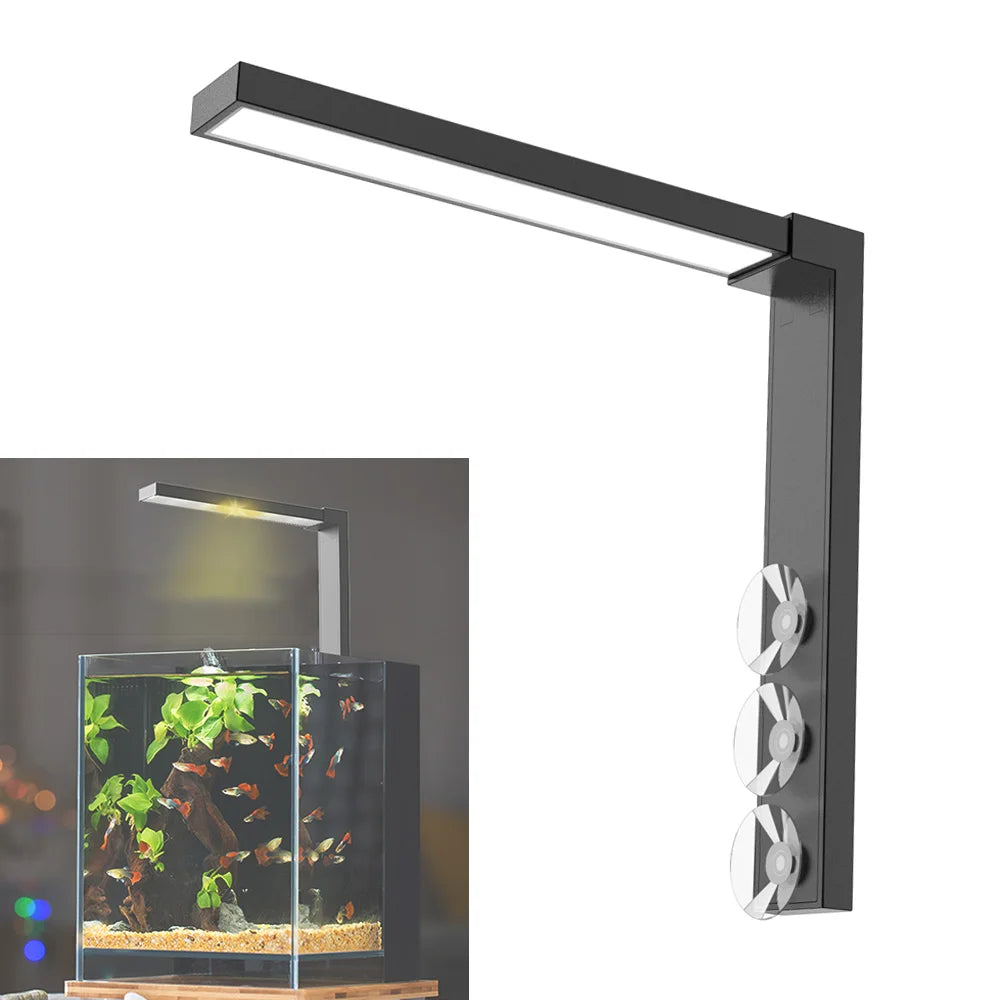 ABS Small Fish Bowl LED Light Desktop Aquarium Fill Light