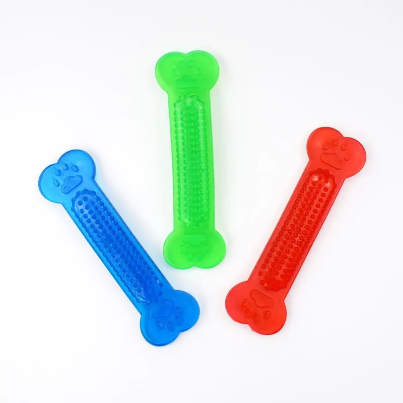 Rubber Bone Toy Aggressive Dog Chewers