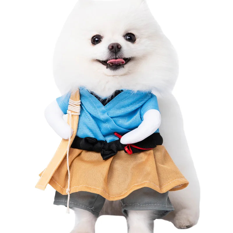 Halloween Dagger Pet Transformation Dress Festival