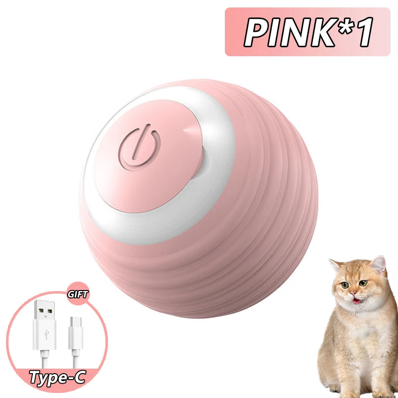 Interactive Automatic Rolling Ball Pet Toys