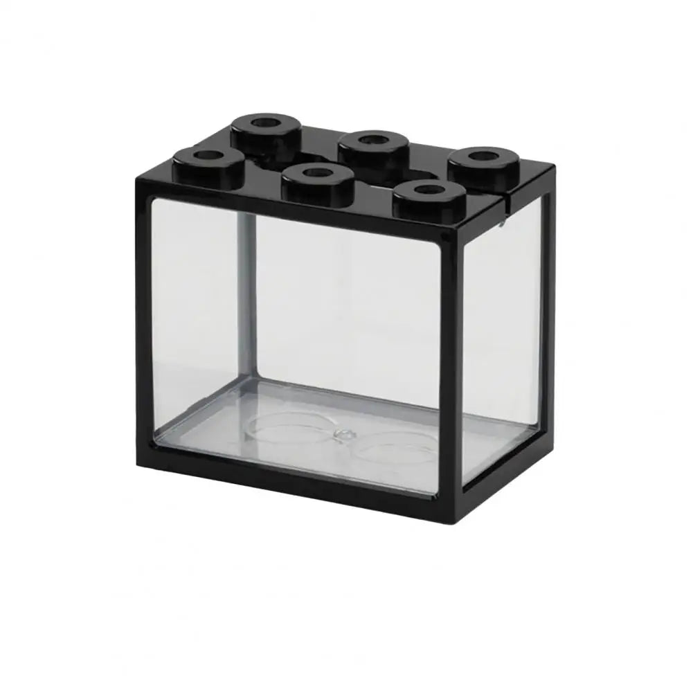 Fish Tank Creative 6 Ventilation Holes Stackable Fish Tank