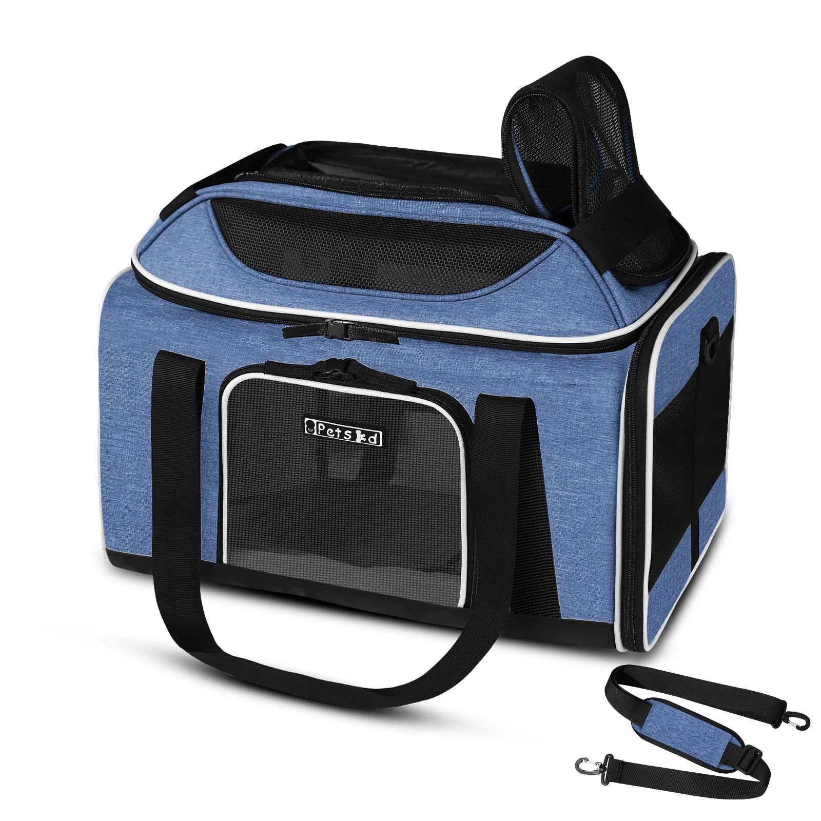 Petskd Expandable Pet Carrier - USA Airlines Approved